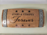 Patriotic Barrel Stave Signs - Laser Engraved Engraved/Free Shipping/Gifts/Home Decor