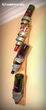 Curly Q Wine Barrel Stave Bottle Holder