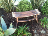 Wine Barrel Sweetheart Bench