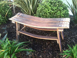 Wine Barrel Sweetheart Bench