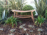 Wine Barrel Sweetheart Bench
