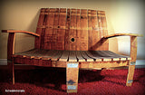 Curved Front Love Seat Bench