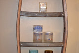 Wine Barrel Stave: Shelving/Spice Rack/Entryway Display