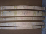 5 Staves From a 2010 California Wine Barrel