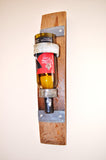 Wine Barrel Stave & Bottle Sconce