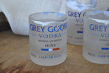 4 Grey Goose rocks glasses