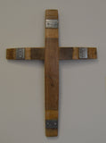 Wine Barrel Stave Wall Cross