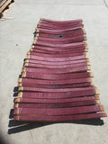 Wine barrel staves  Full barrels worth/Napa wine barrel approximately 26-28 staves