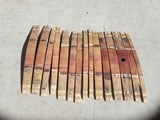 Napa Wine Barrel Staves (Set of 15)