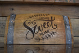 Home Sweet Home Wine Barrel Stave Sign
