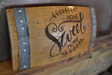 Home Sweet Home Wine Barrel Stave Sign