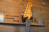 Personalized Wine Stave Wall Mount Guitar Holder