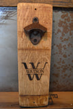 Personalized Initial Beer Bottle Opener