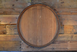 Personalized Reclaimed Wine Barrel Head: Lazy Susan/Wall Art