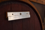 Personalized Reclaimed Wine Barrel Head: Lazy Susan/Wall Art