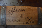 Personalized Wine Hoop Multi Stave Heart Sign
