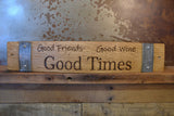 Fun Wine Barrel Stave Signs