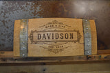 Personalized Family Established Wine Barrel Stave Sign