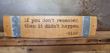 Wine Barrel Stave Signs