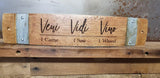 Wine Barrel Stave Signs