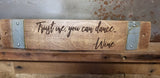 Fun Wine Barrel Stave Signs