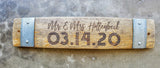 Wedding/Anniversary Wine Barrel Stave Signs