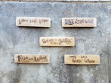 Mini Wine Barrel Stave Signs