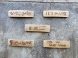 Mini Wine Barrel Stave Signs