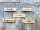 Mini Wine Barrel Stave Signs