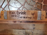 Halloween Wine Barrel Stave Signs