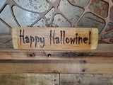 Halloween Mini Wine Barrel Stave Signs