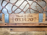 Wedding/Anniversary Wine Barrel Stave Signs