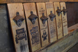 Wine Stave Beer Bottle Opener: Various Sayings