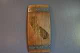 California Wine Barrel Stave Sign
