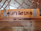 Halloween Wine Barrel Stave Signs