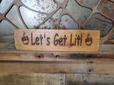 Halloween Mini Wine Barrel Stave Signs