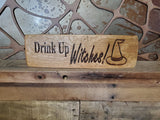 Halloween Mini Wine Barrel Stave Signs