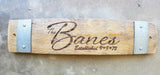 Wedding/Anniversary Wine Barrel Stave Signs