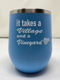 Custom Wine Saying Tumblers