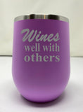 Custom Wine Saying Tumblers