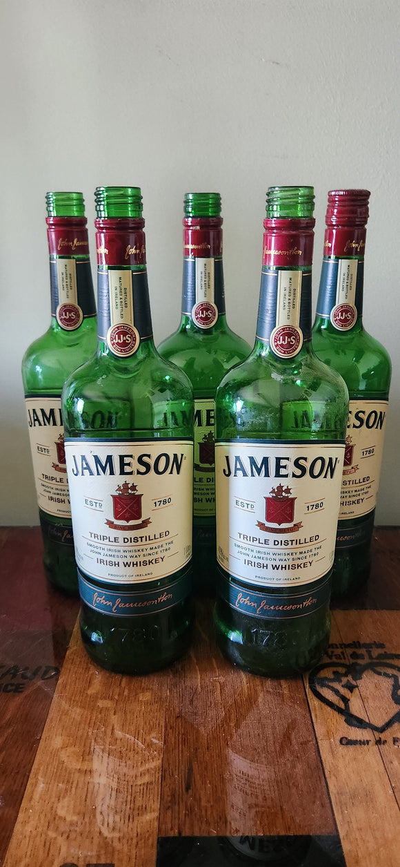 Jameson Irish Whiskey 750 ML Empty bottle FREE SHIPPING