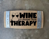 It's 5 o'clock somewhere Wine Barrel Stave Sign/Laser Engraved/Laser Engraving/Personalized/Wedding/Wall Art/Wall Hanging/Free Shipping