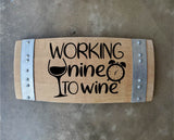 It's 5 o'clock somewhere Wine Barrel Stave Sign/Laser Engraved/Laser Engraving/Personalized/Wedding/Wall Art/Wall Hanging/Free Shipping