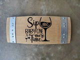 It's 5 o'clock somewhere Wine Barrel Stave Sign/Laser Engraved/Laser Engraving/Personalized/Wedding/Wall Art/Wall Hanging/Free Shipping