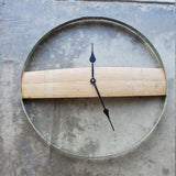 Wine Barrel Stave & Band Wall Clock / Laser Engraved / Free Shipping