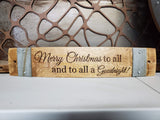 Holiday Wine Stave Signs - Variety of Sayings!