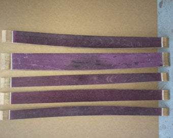5 staves from a 2010 California wine barrel