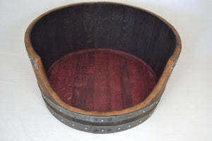 Dog Bed from Retired Napa Wine Barrel