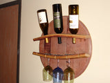 Wine Glass & Bottle Holder