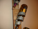 Curly Q Wine Barrel Stave Bottle Holder
